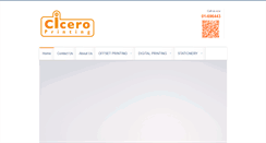 Desktop Screenshot of ciceroprinting.com